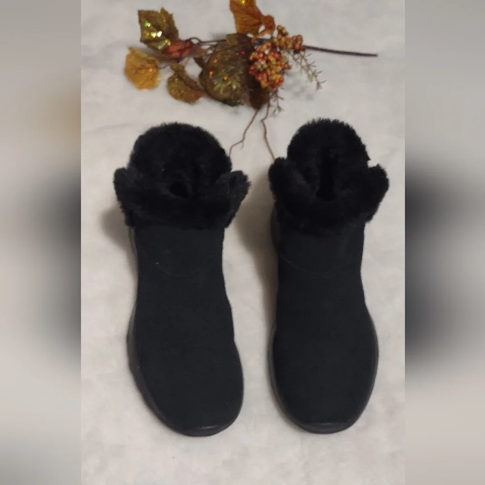 Women's Black Fur-Lined Boots